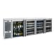 Krowne BS108 108" 4 Section Back Bar Cooler with Solid Door 1 image