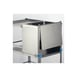 Lakeside 230 Stainless Steel Mobile Ice Bin, 50 lb, Silver 4 image