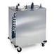 Lakeside 6211 Mobile Enclosed Two Stack Heated Dish Dispenser for 10 1/4" to 11" Dishes  1 image