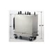 Lakeside 6211 Mobile Enclosed Two Stack Heated Dish Dispenser for 10 1/4" to 11" Dishes  5 image