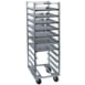 Lakeside 8528 11 Pan End Load Aluminum Bun / Sheet Pan  Rack w/ Angle Ledges, 5" Bottom Load Slides 1 image