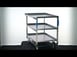 Lakeside 954 Tough Transport Stainless Steel 3-Shelf Utility Cart - 48" x 25-3/4" x 37-3/8" 4 image