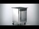 Lakeside 997 Stainless Steel Mobile Cup & Glass Rack Dispenser w/ Open Base  4 image