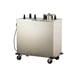 Lakeside E6209 Enclosed Stainless Heated Two Stack Plate Dispenser for 8 1/4" to 9 1/8" Plates 3 image