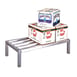 Lakeside PBDR60 24" x 60" x 12" Aluminum Stationary Dunnage Rack with 1500 lb Capacity, NSF 1 image