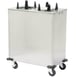 Lakeside V5212 Mobile 2-Stack Dish Dispenser For Oval Plates w/ 9.25"x13.5" Dish Size, Unheated 1 image