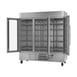 Victory LSF72HC-5 75" 3 Glass Door Merchandiser Freezer, Stainless Steel, 69 cu. ft. 5 image