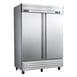 Maxximum MVF-49FDHC 54" Two Section Reach-In Freezer w/ 2 Solid Doors, 42 cu. ft. 1 image