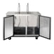 Maxx Cold MXBD48-2SHC 47" Draft Beer Cooler w/ 2 Kegs, 10.5 cu. ft., 2 Single-Tap Towers 3 image
