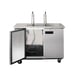 Maxx Cold MXBD48-2SHC 47" Draft Beer Cooler w/ 2 Kegs, 10.5 cu. ft., 2 Single-Tap Towers 4 image
