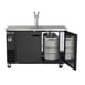 Maxx Cold MXBD60-1BHC 61" Draft Beer Cooler w/ 2 Kegs, 14.2 cu. ft., 1 Dual-Tap Tower 4 image