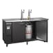 Maxx Cold MXBD72-2BHC 73" Draft Beer Cooler w/ 3 Kegs, 17.3 cu. ft., 2 Dual-Tap Towers 3 image