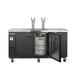 Maxx Cold MXBD72-2BHC 73" Draft Beer Cooler w/ 3 Kegs, 17.3 cu. ft., 2 Dual-Tap Towers 4 image