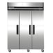 Maxx Cold MXCR-72FDHC 81" Three Section Reach-In Refrigerator w/ 3 Solid Doors, Top Mount, Aluminum Interior, 72 cu. ft 1 image