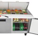 Maxx Cold MXCR72MHC 72" Mega Top Sandwich/Salad Prep Table w/ 3 Doors, 18.0 cu. ft.  2 image