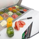Maxx Cold MXCR72MHC 72" Mega Top Sandwich/Salad Prep Table w/ 3 Doors, 18.0 cu. ft.  3 image
