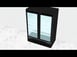 Maxx Cold MXM2-48RBHC 54" Merchandiser Refrigerator in Black w/ 2 Glass Door, 48 cu.ft.  6 image