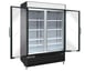 Maxx Cold MXM2-48RBHC 54" Merchandiser Refrigerator in Black w/ 2 Glass Door, 48 cu.ft.  2 image