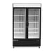 Maxx Cold MXM2-48RBHC 54" Merchandiser Refrigerator in Black w/ 2 Glass Door, 48 cu.ft.  3 image