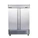 Maxx Cold MXSF-49FDHC 54" Two Section Reach-In Freezer w/ 2 Solid Doors, Bottom Mount, 43 cu. ft.  2 image
