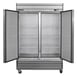 Maxx Cold MXSF-49FDHC 54" Two Section Reach-In Freezer w/ 2 Solid Doors, Bottom Mount, 43 cu. ft.  3 image
