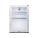 Summit MB27GST 16" Stainless Steel Trim Glass Door Compact Minibar Refrigerator in Black, 1.2 cu.ft 2 image