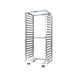 Metro RD33N, 20 Pan Aluminum Mobile Side Load Bun / Sheet Pan Rack with 3" Bottom Load Slides 1 image