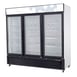 Migali C-72RM-HC 82" 3-Section Merchandiser Refrigerator in White, w/ Glass Door, 72.0 cu. ft. 1 image