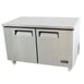 Migali C-U60F-HC 60" 2-Section Undercounter Freezer w/ 2 Doors, 18.2 cu.ft. 1 image