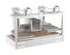 Mibrasa GMB 160 FIRE 64" Countertop Charcoal Parrilla Grill w/ (2) Adjustable Grills, Fire Basket 1 image