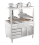 Mibrasa GMBMC130 50" Charcoal Parrilla Grill w/ (2) Adjustable Grills and Complete Stand Base 1 image