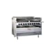 Magikitchn FM-RMB-624CR 24" Floor Gas Charbroiler w/ Cast Iron Radiant, Open Cabinet, 60.000 BTU 1 image