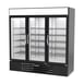 Beverage Air MMF72HC-5-B 75" 3 Glass Door Merchandiser Freezer in Black, 68.5 cu. ft. 2 image