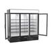 Beverage Air MMF72HC-5-B 75" 3 Glass Door Merchandiser Freezer in Black, 68.5 cu. ft. 3 image