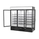 Beverage Air MMF72HC-5-B 75" 3 Glass Door Merchandiser Freezer in Black, 68.5 cu. ft. 4 image