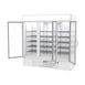 Beverage Air MMF72HC-5-W 75" 3 Glass Door Merchandiser Freezer in White, 68.5 cu. ft. 4 image