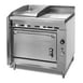 Montague Company V136-12E Gas 36" Heavy Duty Range w/ 18" Griddle, (1) Even Heat Hot Top, Convection Oven, 110.000 BTU 1 image
