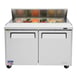 Turbo Air MST-48-N 48" Two Section Sandwich / Salad Prep Table w/ 2 Doors, 12 Pans 3 image