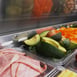 Turbo Air MST-48-N 48" Two Section Sandwich / Salad Prep Table w/ 2 Doors, 12 Pans 13 image