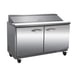 IKON ISP48-2D 48" Sandwich / Salad Prep Table w/ 2 Drawers & 1 Door, 12 Pans 1 image