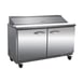 IKON ISP61-2D 61" Sandwich / Salad Prep Table w/ 2 Drawers & 1 Door, 16 Pans 1 image