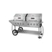 Sierra SRBQ-60 80" Mobile Commercial Outdoor Grill, 8 Burners, Roll Dome, 120.000 BTU 1 image