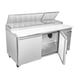 Maxx Cold MXSPP70 71" Refrigerated Pizza Prep Table w/ 2 Doors, (9) 1/3 or (18) 1/6 Size Pans 1 image