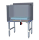 NBR Equipment IBC-3618C7 Stainless Steel Insulated Underbar Ice Bin w/ 7 Circuit Cold Plate 1 image