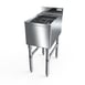 NBR Equipment UD-1-1014-1221V Slim-Line Underbar Dump Sink 1 image