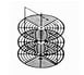 Nemco 66790-1 18" Rack System for 6451 and 6451-2 Three Tier Heavy Gauge Wire 1 image