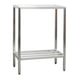 New Age 1025 NSF 2-Shelf All Welded Heavy-Duty Aluminum Shelving Unit - 36" x 24" x 48" 1 image