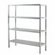 New Age 1062 NSF 4-Shelf All Welded Heavy-Duty Aluminum Shelving Unit - 48" x 20" x 72" 2 image