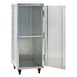 New Age 1293 32 Pan Aluminum Mobile End Load Enclosed Sheet Pan Rack w/ 1 1/2" Bottom Load Slides 2 image