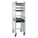 New Age 1331U 20 Pan Full Height End Load Aluminum U-Type Nesting Bun / Sheet Pan Rack  1 image